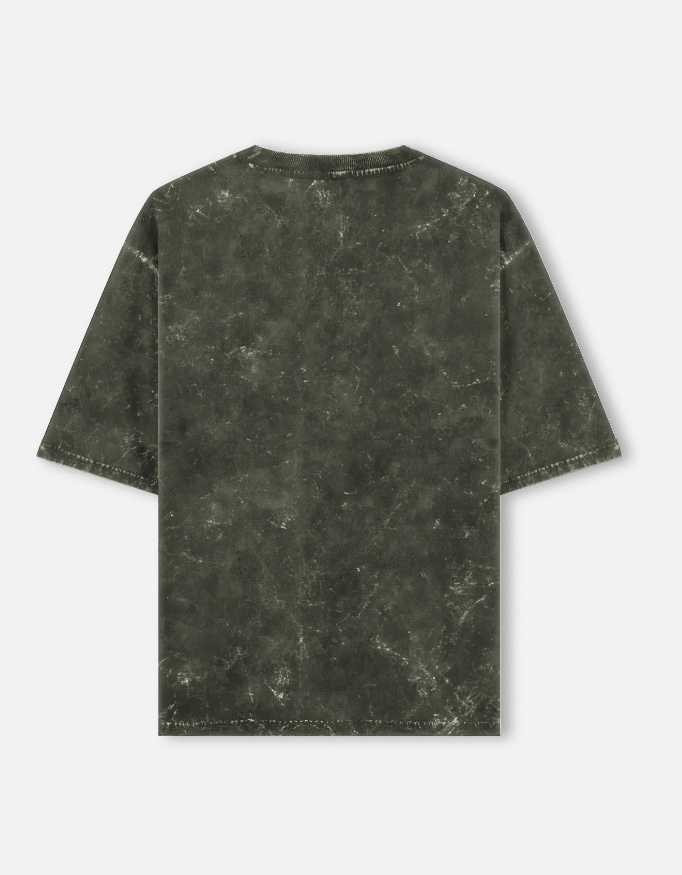 Unisex Acid Washed Oversized Tee - Image 2